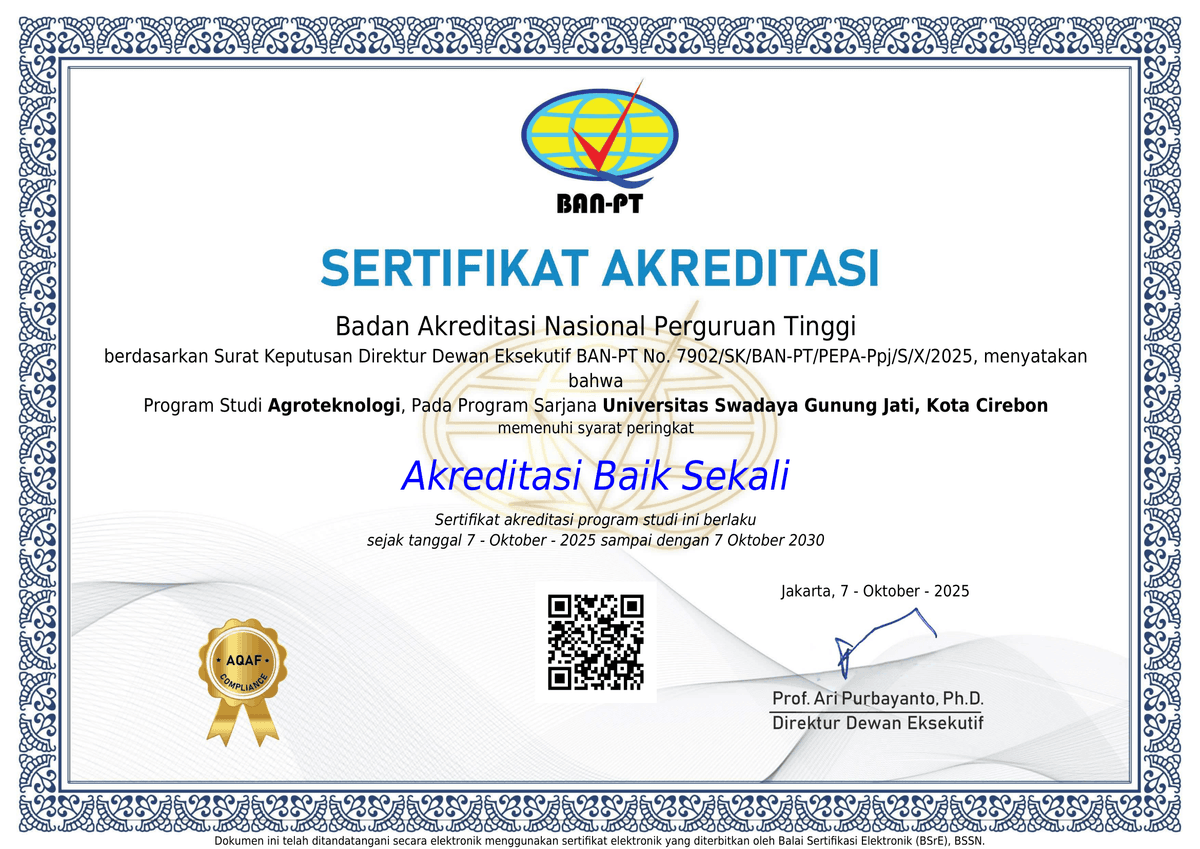 Sertifikat Akreditasi ASIIN